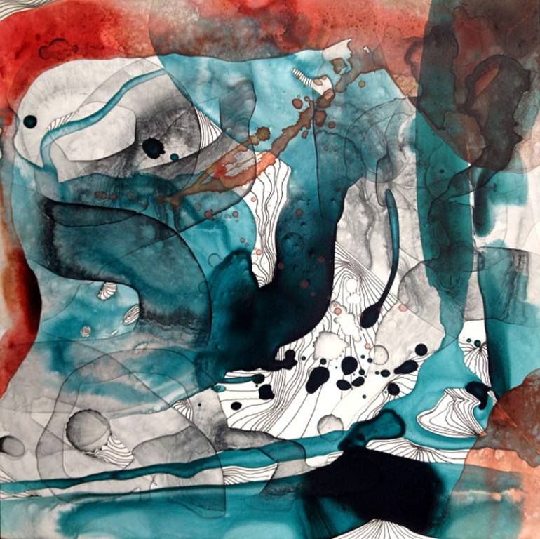 Original Abstract Paintings by Anna Salzmann