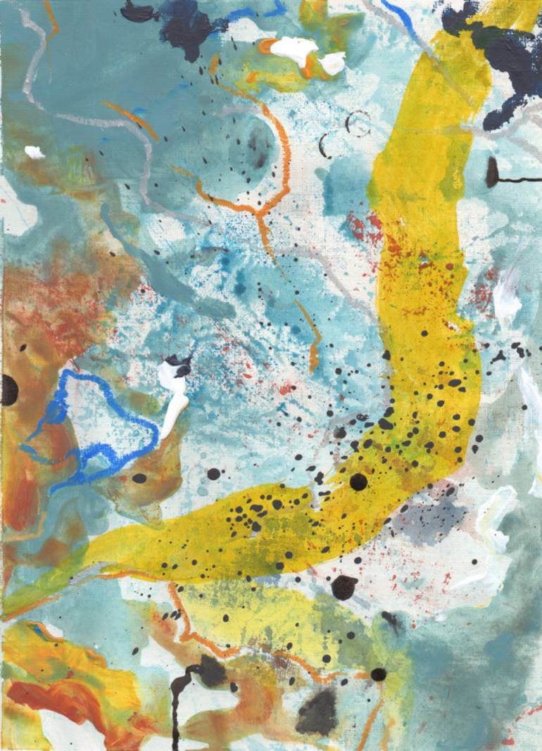 Original Impressionism Abstract Paintings by Anna Salzmann