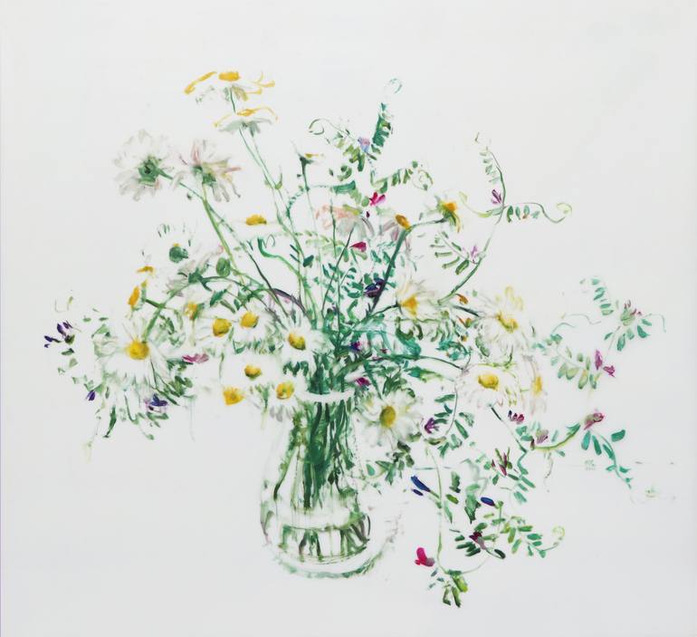 Original Contemporary Floral Paintings by Maria Kazanskaya