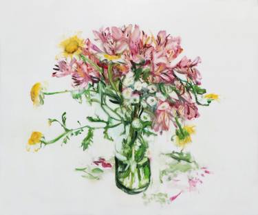 Original Figurative Floral Paintings by Maria Kazanskaya