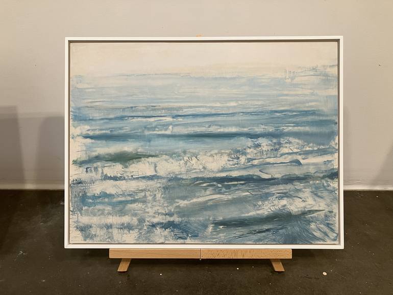 Original Abstract Expressionism Seascape Painting by Maria Kazanskaya