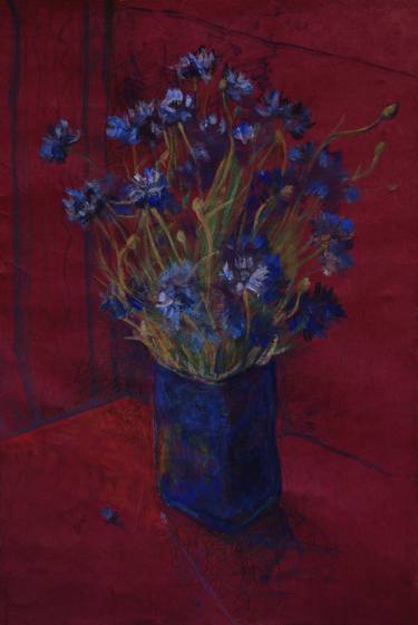 Original Figurative Floral Paintings by Maria Kazanskaya