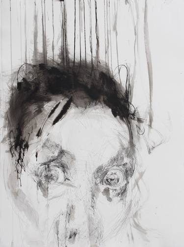 Original Expressionism People Drawings by Maria Kazanskaya