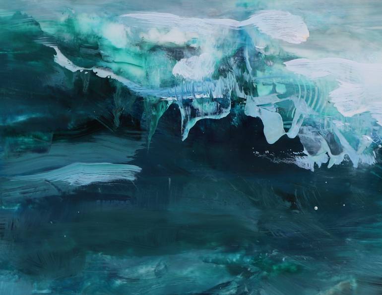 Original Figurative Seascape Painting by Maria Kazanskaya