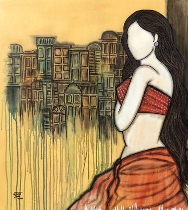 Original Conceptual Abstract Paintings by Mrinal Dutt
