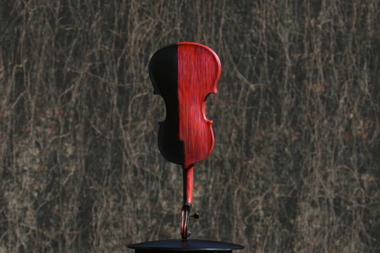 Original Expressionism Music Sculpture by Āris Smildzers