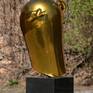 Acrylic sculpture on granite base. 
Size: 710x280x300mm