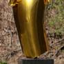 Acrylic sculpture on granite base. 
Size: 710x280x300mm