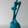 Inspired by African etno art. Aluminium cast with acrylic finish.