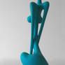 Inspired by African etno art. Aluminium cast with acrylic finish.