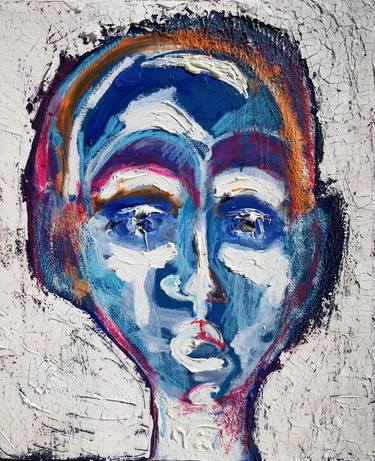 Print of Abstract Expressionism Portrait Paintings by Manuel Remeggio