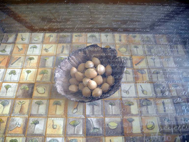 Original Conceptual Botanic Sculpture by Irene Singer