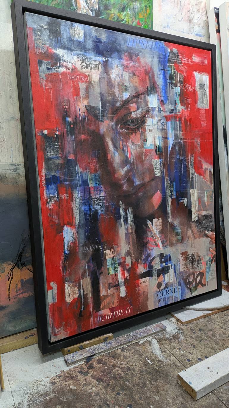 Original Figurative People Painting by Toni Cogdell