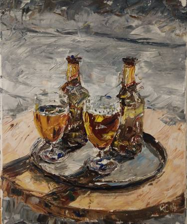 Original Fine Art Food & Drink Paintings by roman chvedov