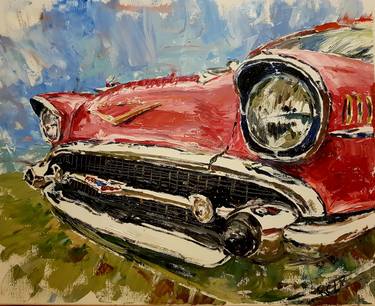 Original Fine Art Automobile Paintings by roman chvedov