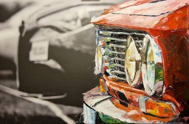 Original Expressionism Car Paintings by roman chvedov