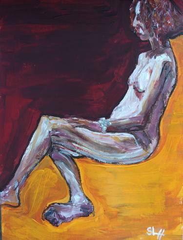 Print of Impressionism Nude Paintings by Andrew Sherriff