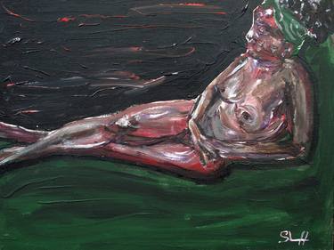 Print of Expressionism Nude Paintings by Andrew Sherriff