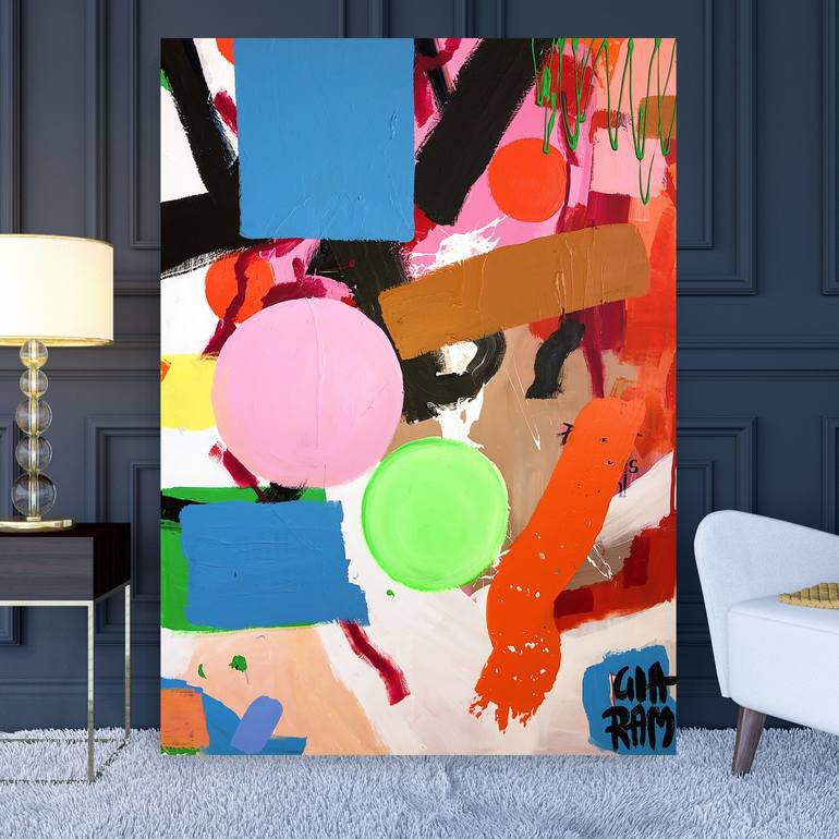 Original Abstract Painting by Gia Ram