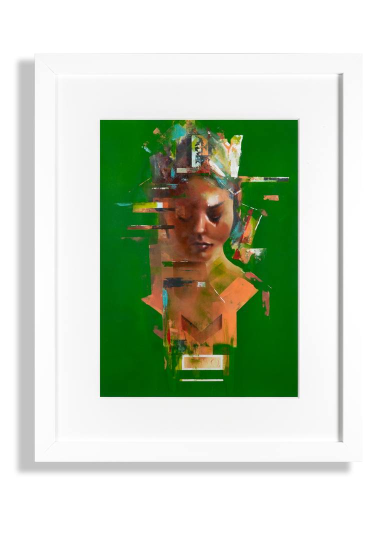 Original Abstract People Painting by Georg Pummer
