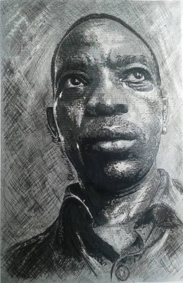 Print of Portraiture Portrait Drawings by Olusola David Ayibiowu