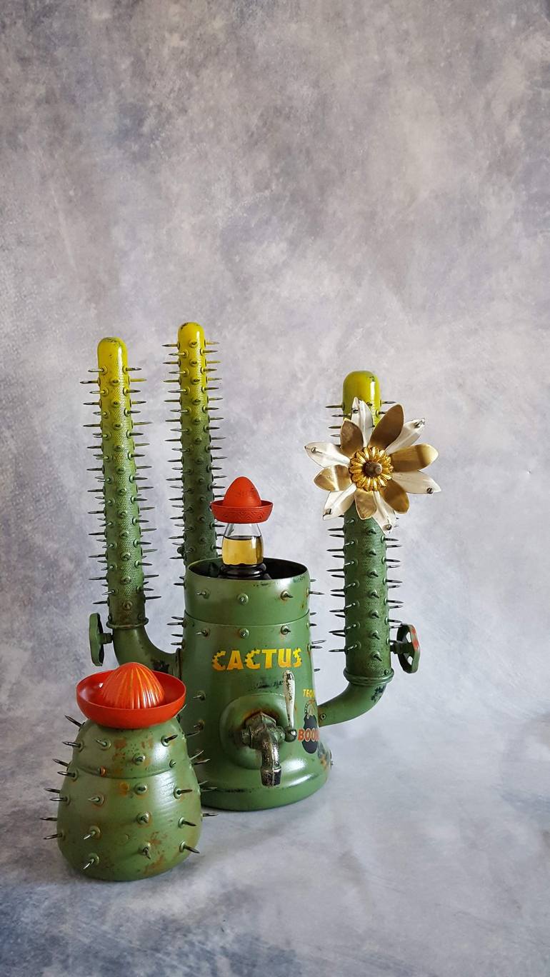 Original Steampunk Botanic Sculpture by Artūras Tamašauskas