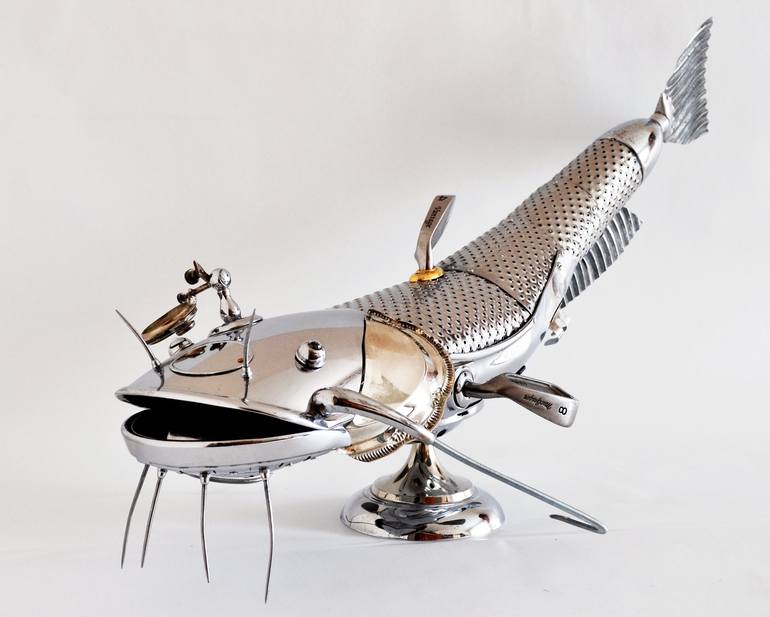 Original steampunk Animal Sculpture by Artūras Tamašauskas