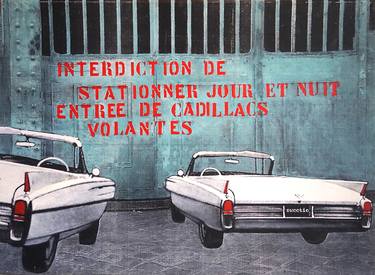 Original Modern Automobile Printmaking by Sylvie Rose NICOLAS