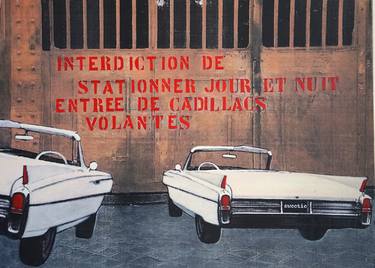 Original Modern Automobile Printmaking by Sylvie Rose NICOLAS