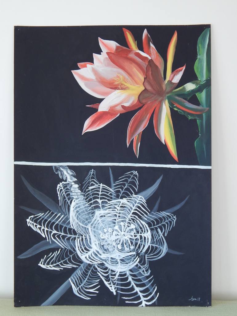 Flowers of Life and Death 100x70 4\4 Painting by Aleksandar Dimitrijevic Saatchi Art