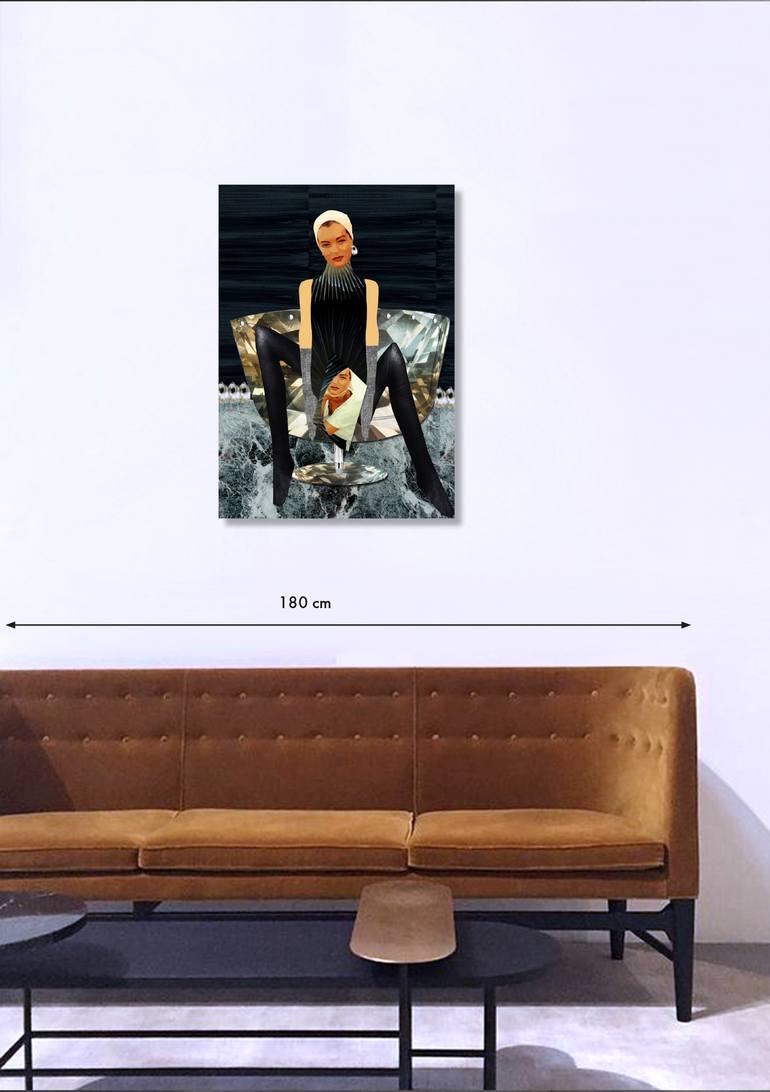 Original Conceptual Fashion Mixed Media by Sonja Van Duelmen