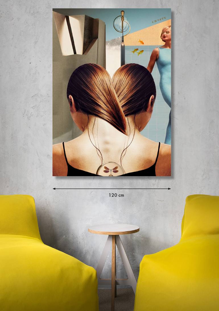 Original Conceptual Fashion Mixed Media by Sonja Van Duelmen