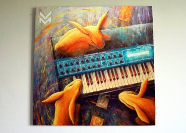 Original Music Painting by Machine Area