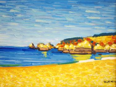 Original Impressionism Beach Paintings by Joao Leal