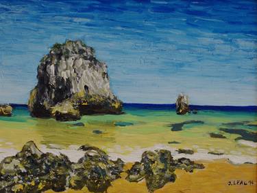 Original Impressionism Beach Paintings by Joao Leal