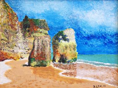 Original Impressionism Beach Paintings by Joao Leal