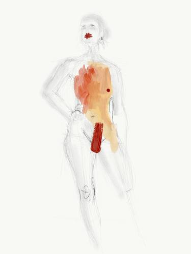 Print of Illustration Body Drawings by Tamara Slock