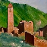 Ingushetia Tsori medieval castle complex by Khasin Raduev