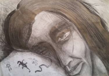Original Abstract Expressionism Portrait Drawings by Hossam Nasr