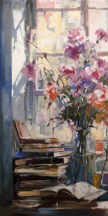 Original Impressionism Floral Paintings by Alexandr Klemens