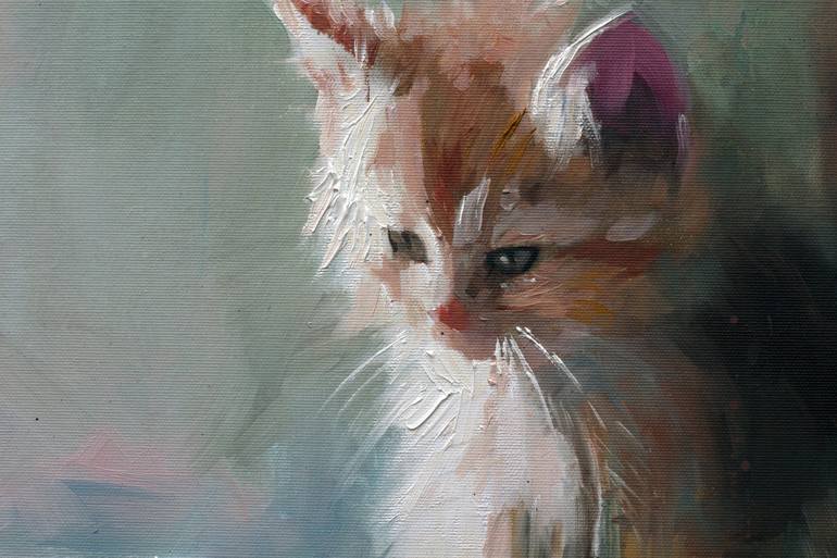 Original Cats Painting by Alexandr Klemens