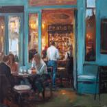Evening Light – Prague Café by Alexandr Klemens