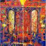 Direct light in the synagogue Painting by Alexandr Klemens | Saatchi Art