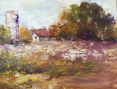 Original Impressionism Landscape Painting by Jeff Saine