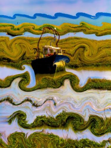 Original Abstract Boat Photography by Glen Sweeney