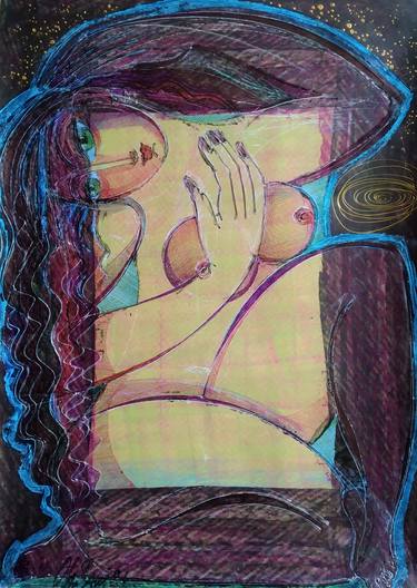 Original Nude Painting by Olga Sawienko