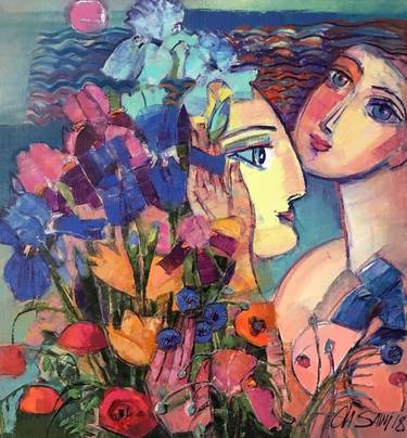 Original Love Painting by Olga Sawienko