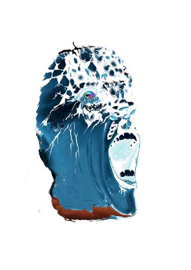 Original Fine Art Mortality Mixed Media by Sam Adesanya