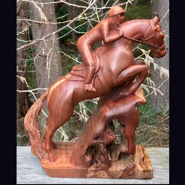 Original Realism Horse Sculpture by Heidi Bennett