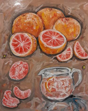 Print of Impressionism Food & Drink Paintings by Liz H Lovell